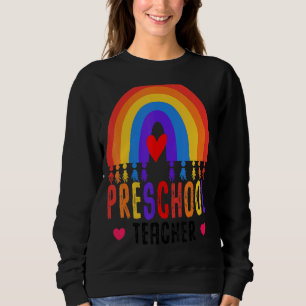 Sudadera Profesora De Preescolar De Vuelta A La Guardería E