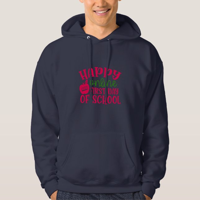 Sudadera Profesora de Regalos | Feliz Primer Día Escolar En (Anverso)