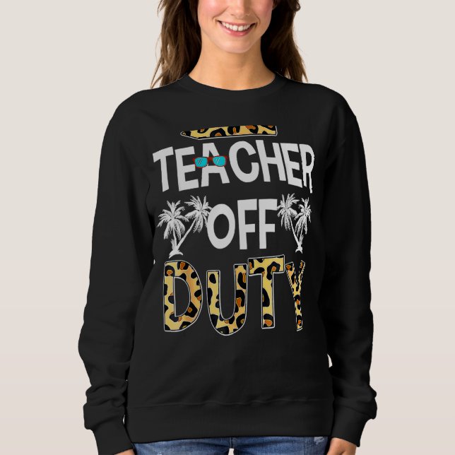 Sudadera Profesora De Trabajo Feliz Día De Maestra (Anverso)