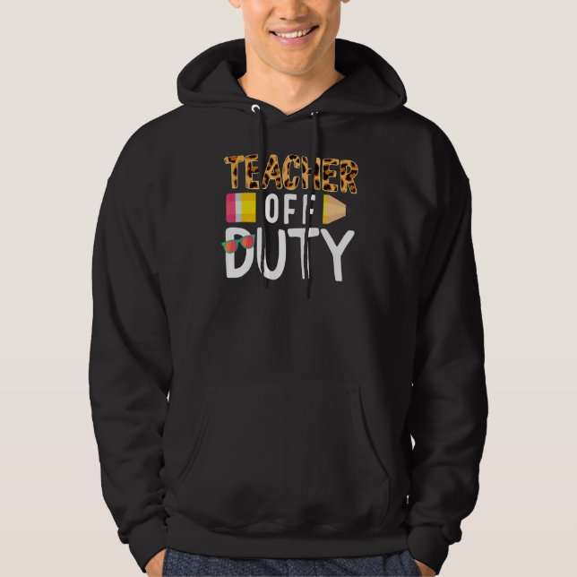 Sudadera Profesora De Trabajo Feliz Día De Maestra (Anverso)