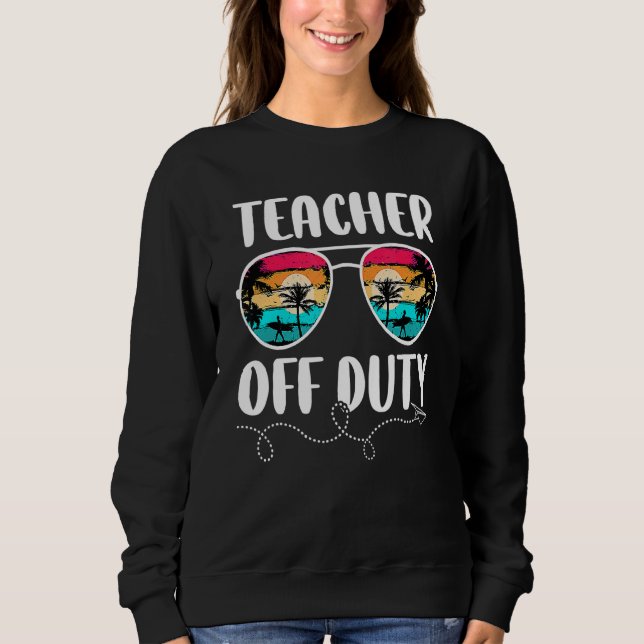 Sudadera Profesora De Trabajo Feliz Día De Maestra (Anverso)