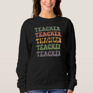 Sudadera Profesora de Vinage Teach Inspire Love Teachin