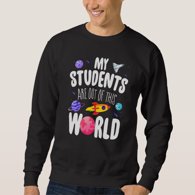 Sudadera Profesora divertida Mis Estudiantes Están Fuera De (Anverso)