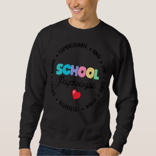 Sudadera Profesora Escuela Psicóloga Especial Ed Psych Appr