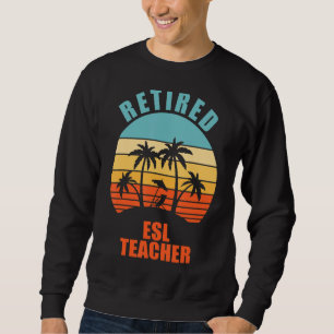 Sudadera Profesora jubilada de Escuela Graciosa Enseñando F