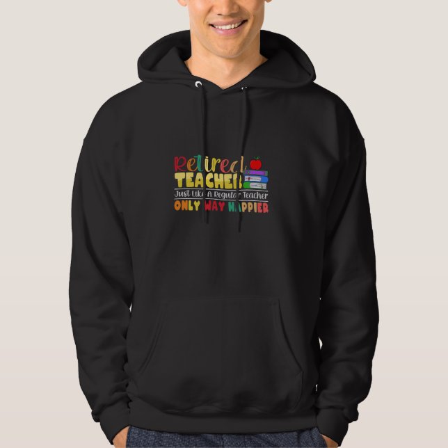 Sudadera Profesora jubilada igual que profesora normal (Anverso)