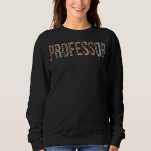 Sudadera Profesora Leopard Appreciation Appartal Para Mujer