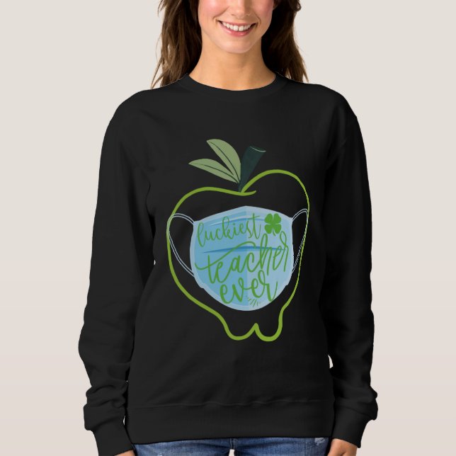 Sudadera Profesora más afortunada de todos (Anverso)