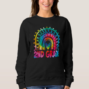 Sudadera Profesoras de 2do Grado Tie Dye Arcoíris De vuelta