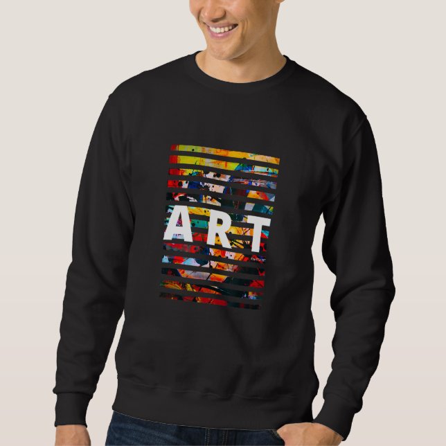 Sudadera Profesores de Arte y Artista Abstracto   (Anverso)