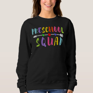 Sudadera Profesores De Equipo De Preescolar De La Escuadra