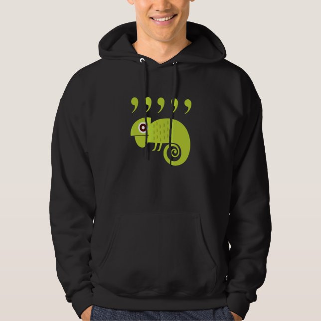 Sudadera Profesores de inglés Comma Chameleon 80 (Anverso)