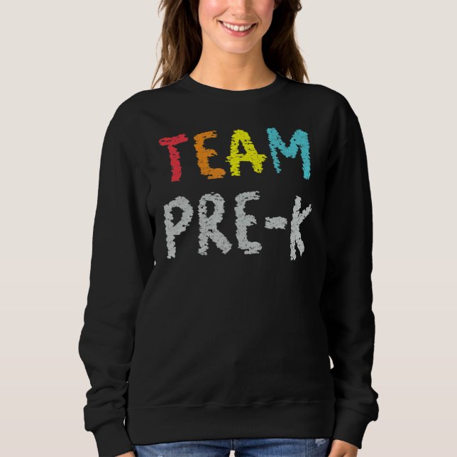 Sudadera Profesores De Prekinder Enseñan Amor Inspira De Nu (Anverso)