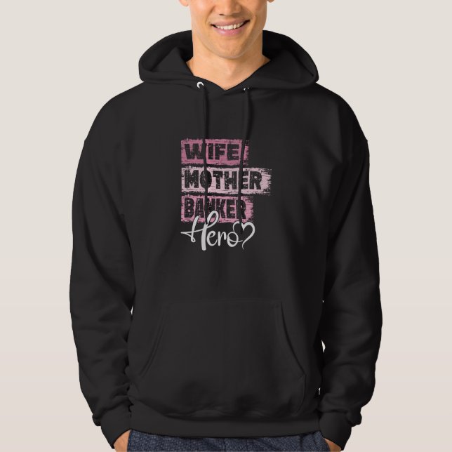 Sudadera Profession mom hero mother Banker  1 (Anverso)