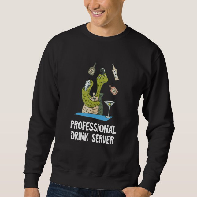 Sudadera Professional Drink Server Turtle Intoxicologist Ba (Anverso)