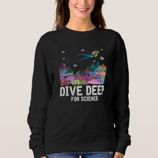 Sudadera Profundidad De La Ciencia Scuba Bucear Biología Ma