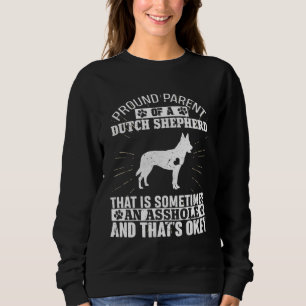Sudadera Progenitor del perro pastor holandés para hombres