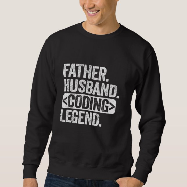 Sudadera Programa Funny del Programador de la Leyenda de Co (Anverso)