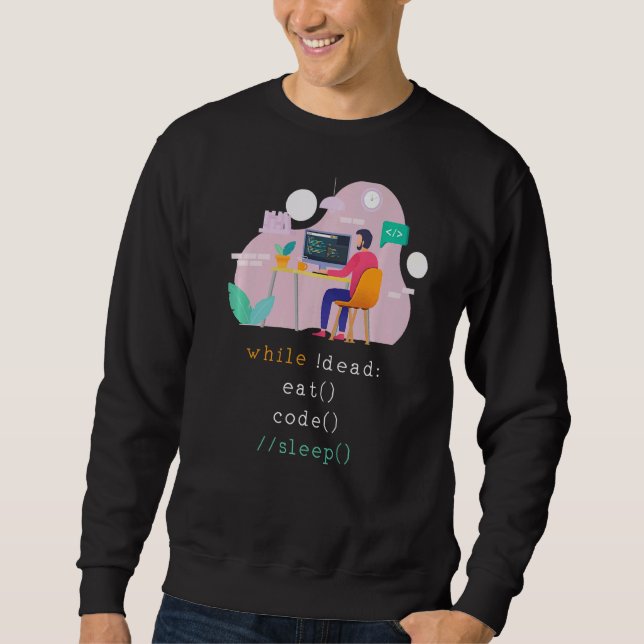 Sudadera Programación Profesional de Codificación del sueño (Anverso)