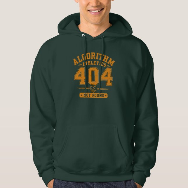 Sudadera Programador 404, Programador Retro Varsity (Anverso)
