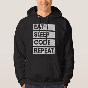 Sudadera Programador Come Duerme Código Repite Codificación