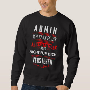 Sudadera Programador de administrador del sistema de admini