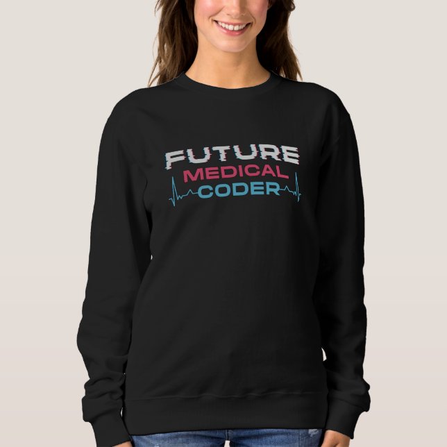 Sudadera Programador de codificador de código de código de  (Anverso)
