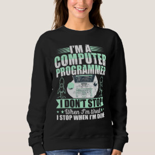 Sudadera Programador De Computadoras No Me Detesto Cuando E