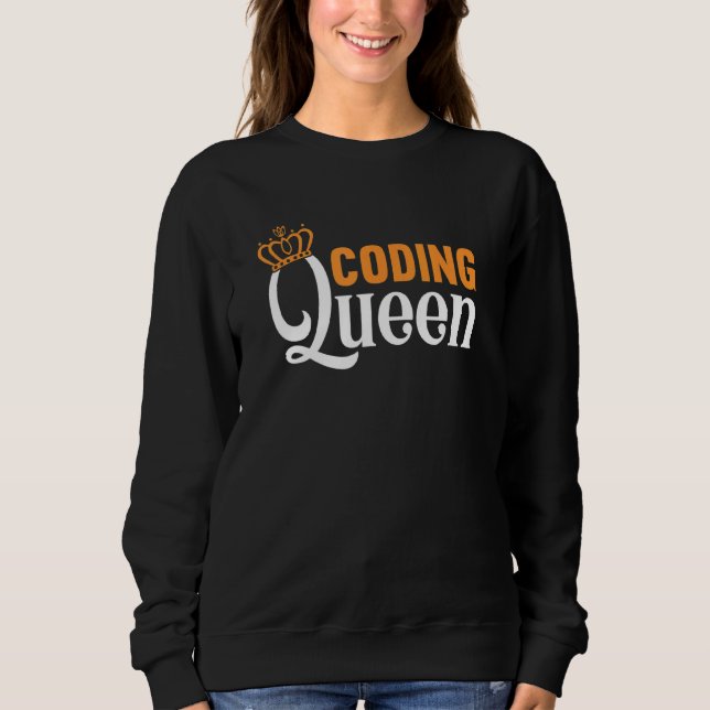 Sudadera Programador de software desarrollador codificando  (Anverso)
