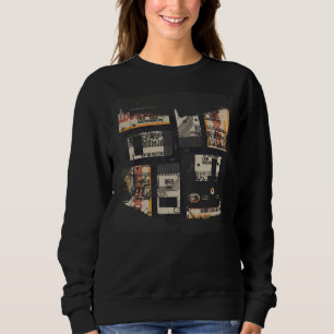 Sudadera Programador Geek de Glitch Retro de código binario