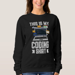 Sudadera Programador Informático Codificación Gráfico Técni