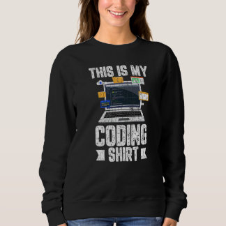 Sudadera Programador Informático Codificación Gráfico Técni