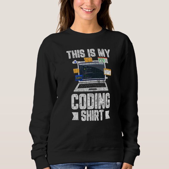 Sudadera Programador Informático Codificación Gráfico Técni (Anverso)