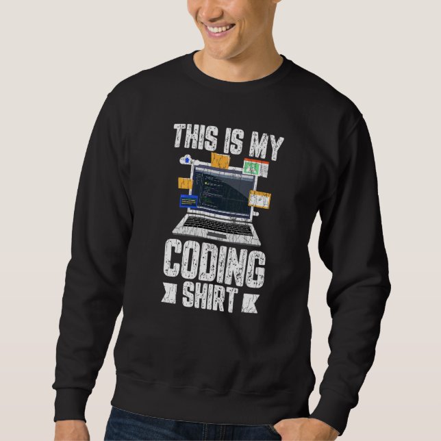 Sudadera Programador Informático Codificación Gráfico Técni (Anverso)