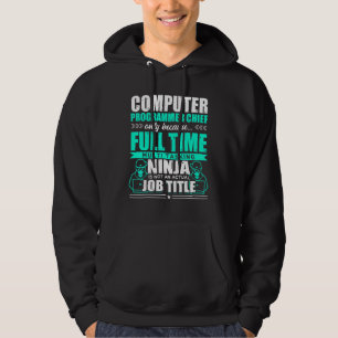 Sudadera Programador informático Jefe multitarea Ninja