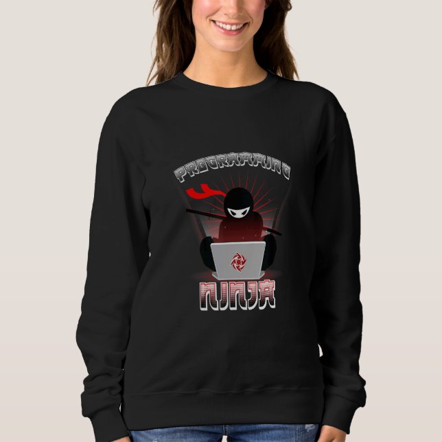 Sudadera Programador Informático Ninja de Programación Soft (Anverso)