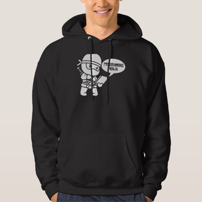 Sudadera Programador Ninja Software Engineer Coding - Devel (Anverso)
