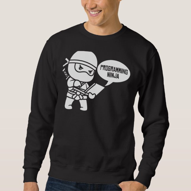 Sudadera Programador Ninja Software Engineer Coding - Devel (Anverso)