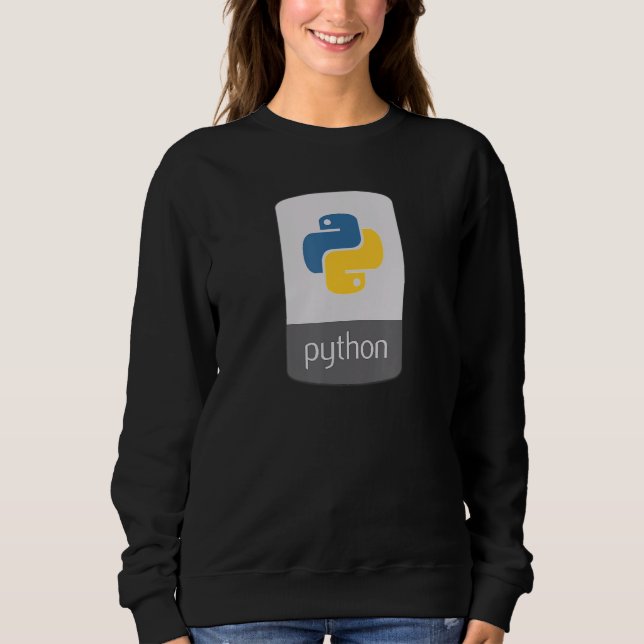 Sudadera Programador Python Coder Tee Desarrollador de Soft (Anverso)