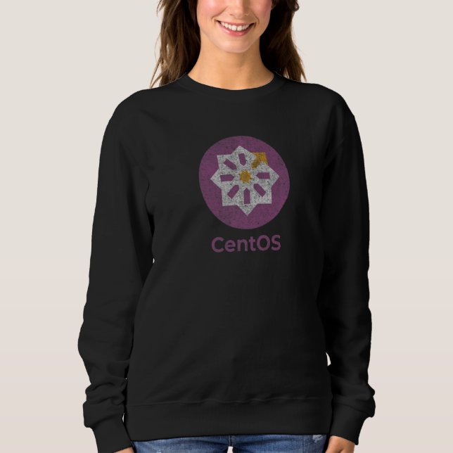 Sudadera Programador y desarrollador de software CentOS Lin (Anverso)