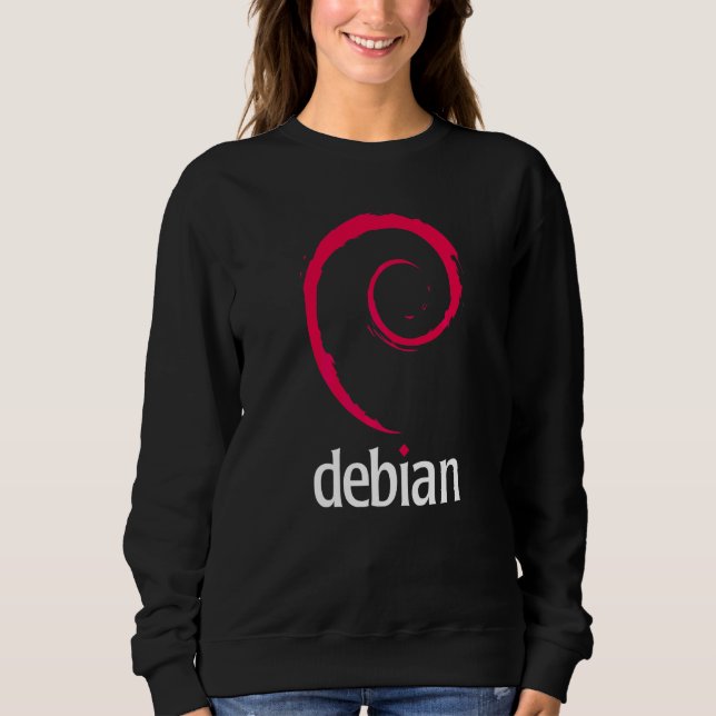 Sudadera Programadores Desarrolladores de Software Debian L (Anverso)