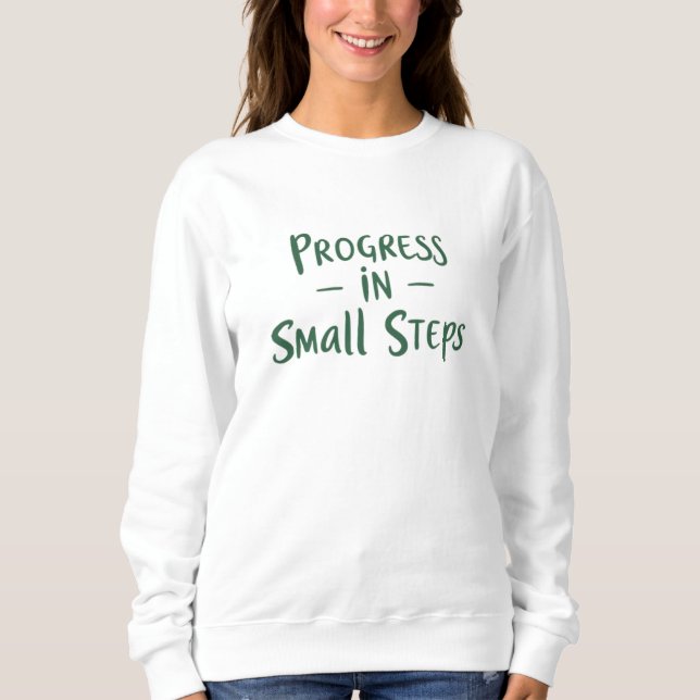 Sudadera Progreso en Pequeños Pasos (Anverso)