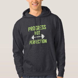 Sudadera Progreso No Perfección - Gimnasio Inspirador