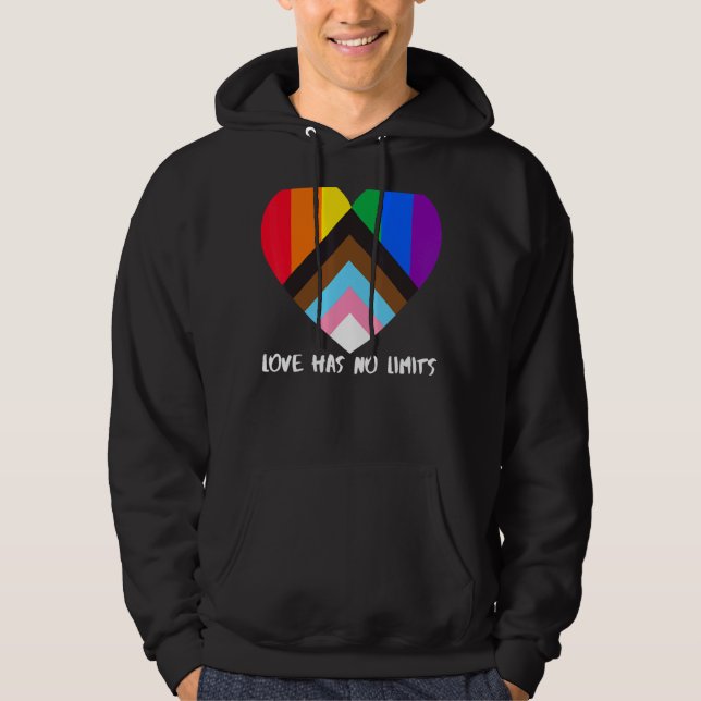 Sudadera Progreso Orgullo Bandera Arcoiris Inclusividad Cor (Anverso)