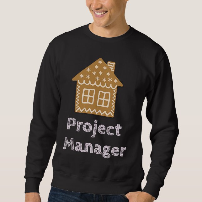 Sudadera Project Manager Fun Gingerbread House Decorating (Anverso)