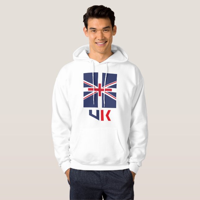 SUDADERA PROJECTED FLAG UK / ENGLAND BY MASANSER (Anverso completo)