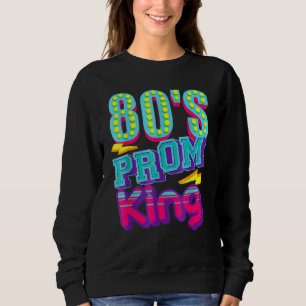 Sudadera Prom King Disco Throwback Nostalgic de 80