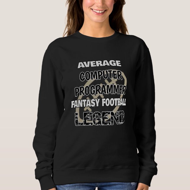 Sudadera Promedio de software para programadores Fantasy Fo (Anverso)