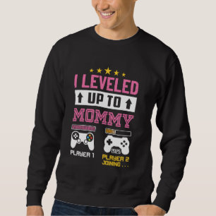 Sudadera Promocionado a Mamá 2025 Nivelando hasta mamá Vid