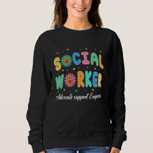 Sudadera Promover El Apoyo Y Empoderar Al Trabajo Social
